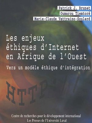 cover image of Les enjeux éthiques d'Internet en Afrique de l'Ouest